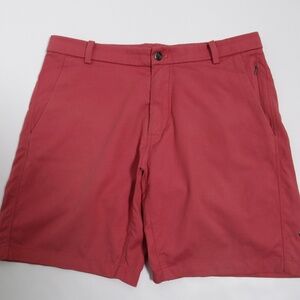 Lululemon Men's Commission Short Slim *Chino 9" Oxblood Size 34